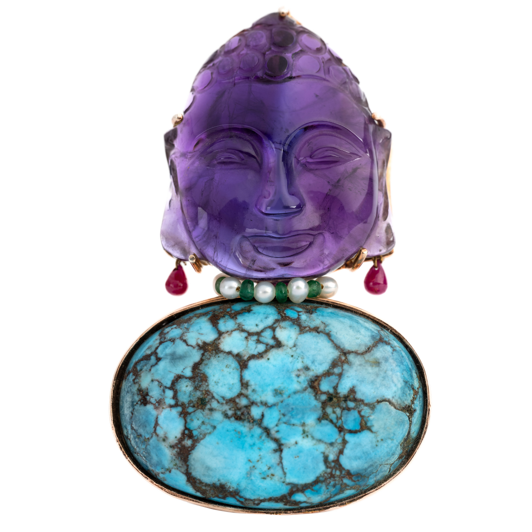 Buddha Brooch