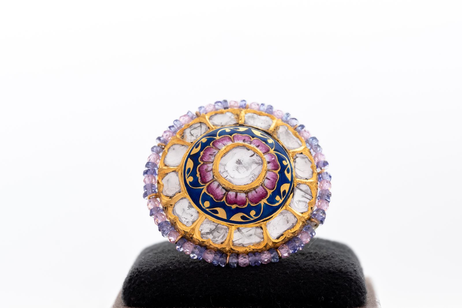 Modernized Meenakari Ring