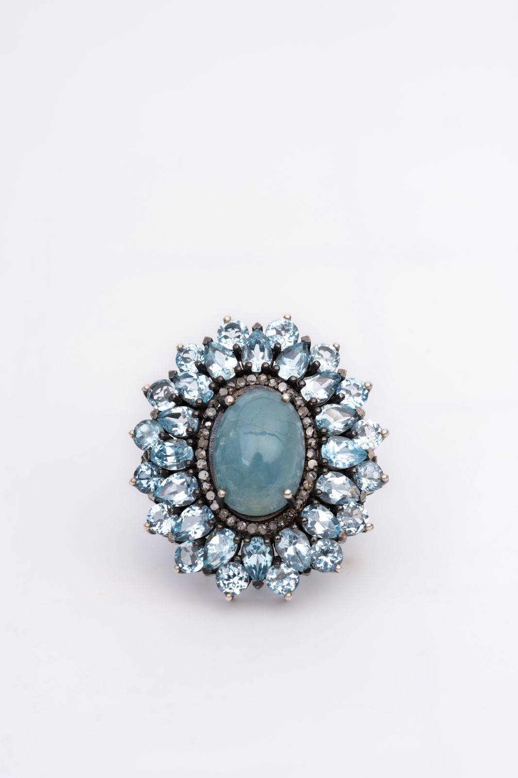 Royal Aquamarine Ring